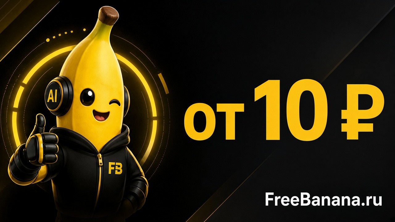 Редактор фото FreeBanana: фон, бьюти, объект — от 10 ₽